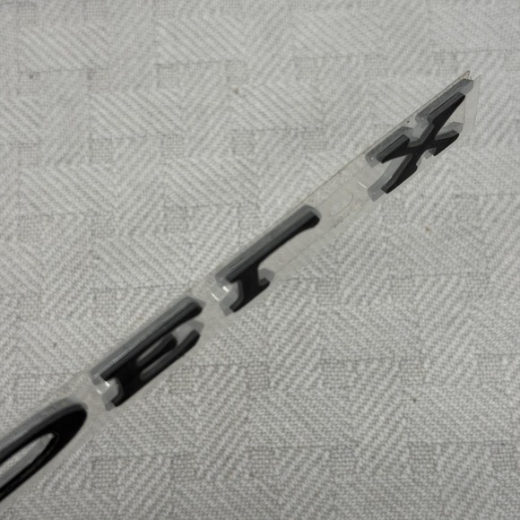 Tesla Model X Rear Tailgate Emblem Badge Letters Set - Picture 3 of 3